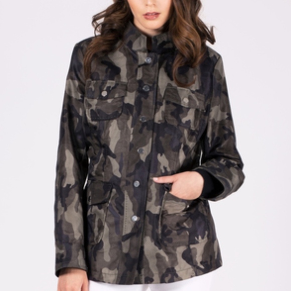 Designer Jane Post camojacket